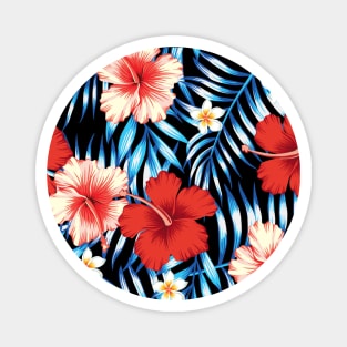 Hibiscus Floral pattern Magnet